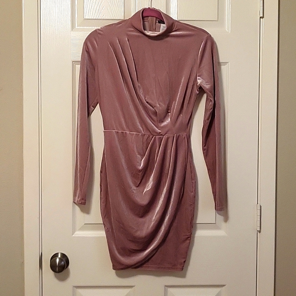 FN Ms. Blair Velvet Mini Dress